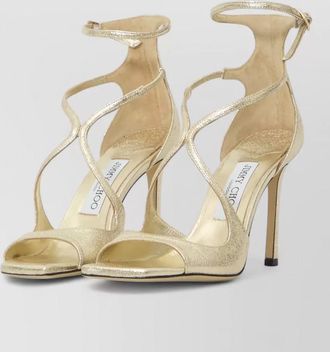 Jimmy Choo London glitter ankle-strap sandals