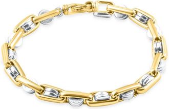 Pompeii3 Mens Designer Mariner Link 14k Gold (56gram) or Platinum (90gram) 7mm Bracelet 8.5