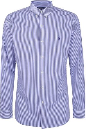 Polo Ralph Lauren Heren, Overhemden, Blauw, Maat: 2XL