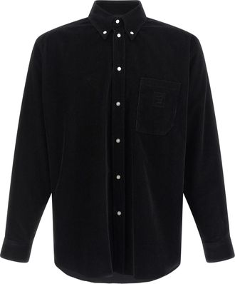 Fendi Black Cotton Mens Blouse