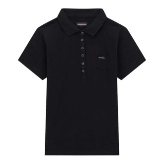 Guess Polo Shirts, female, Black, Size: XS Regular Fit Polo