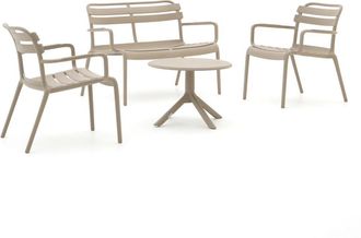 Forza Furniture Forza Vico/Rieti &oslash;60 stoel-bank loungeset 4-delig