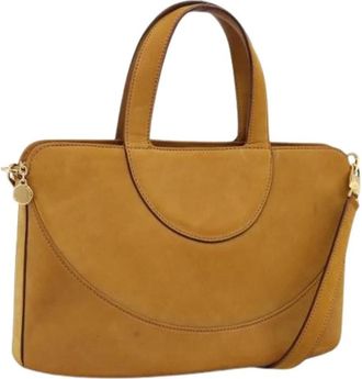 Bulgari Pre-owned Vintage Hand Bag - Dames - Vintage Handtas - Bruin - ONE Size - Su&egrave;de - Vintage
