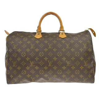 Louis Vuitton Speedy Monogram Canvas Brown Canvas Handbag (Pre-Owned)