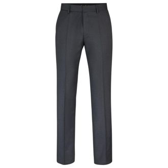BOSS Regular-fit trousers in wool serge