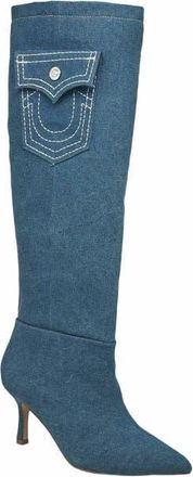 True Religion Tall Denim Boot in Light Denim at Nordstrom, Size 7