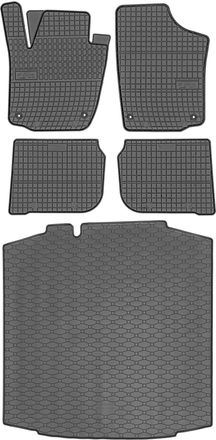 OEM Juego De Alfombrillas De Goma Para Coche Y Maletero Para Seat Toledo Iv Hatchback (febrero De 2013 A Mayo De 2019)