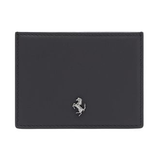 Ferrari Wallets & Cardholders, male, Black, Size: ONE SIZE Second Life Leather Card Holder