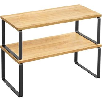 OEM Estante Para Especias, Juego De 2, Organizador De Armario, Estante De Almacenamiento De Cocina Extensible, Estante Para Especias Reutilizable, Metal, 