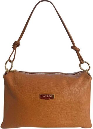 Baldinini Brown Cowhide Clutch Womens Bag