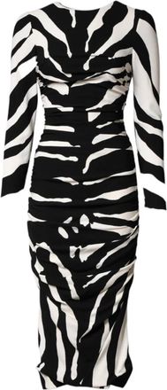Dolce & Gabbana Sheath Midi Jurk - Dames - Casual kleedjes - Veelkleurig - 2XS - Kleedjes