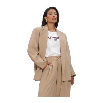 Nukus Nukus - Darcey Blazer - Dames - Jassen - Beige - Maat: 2XL