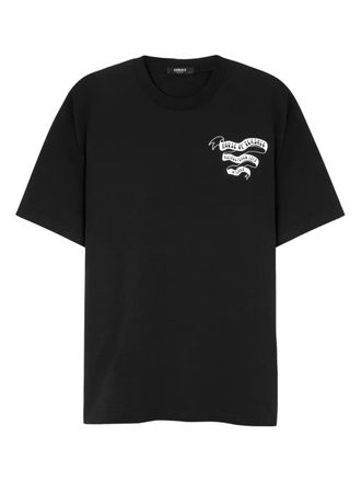 Versace graphic-print T-shirt - Black
