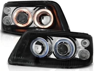 OEM L&aacute;mparas Faros Para Vw T5 De 2003 A 2009 Negro H7/h1 Depo Nuevo