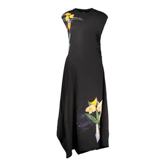 Desigual Kleedjes, Dames, Zwart, XS, Katoen, Vest Leyter