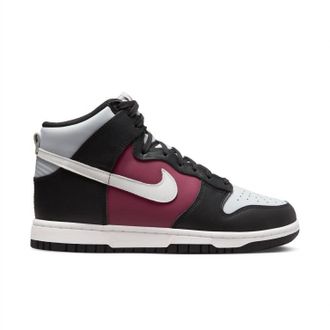 Nike Womens Dunk High Top Sneakers In Black/summit White-Rosewood