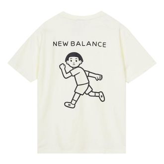 New Balance (WMNS) New Balance x Noritake Crossover Funny Pattern Short Sleeve White AWT02379-IV