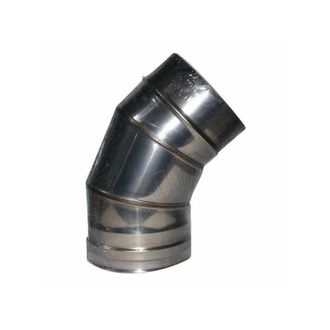 Ala Codo De Acero Inoxidable Para Sectores De 45&deg; Con Ala De 25