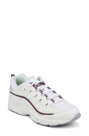 Easy Spirit Romy Sneaker - Multiple Widths Available in White/Purple at Nordstrom, Size 10.5