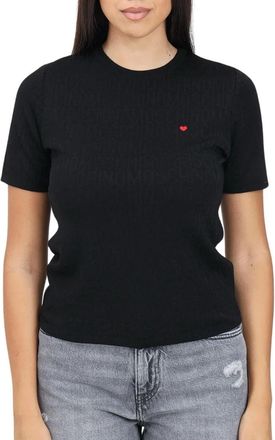 Moschino Virgin Wool Tops - Black