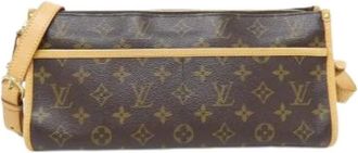 Louis Vuitton Pre-owned Cross Body Bags, female, Brown, Size: ONE SIZE Pre-owned Canvas Cross Body Bag