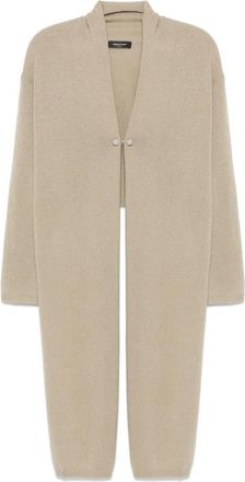 Fabiana Filippi Cardigan lungo in cashmere - Toni neutri