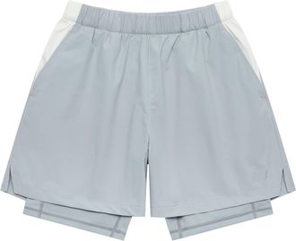 New Balance NB Logo 2 In 1 Short Asia Sizing Grey NVE25121-GR