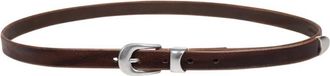 Our Legacy Bruine leren riem - Heren - Riemen - Bruin - 70 CM - Leer - Accessoires