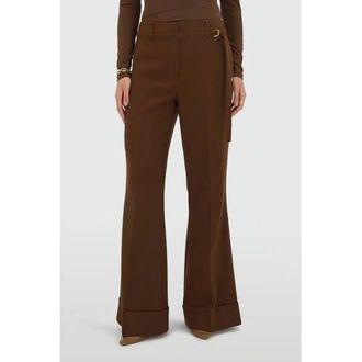 JOSH V flared regular waist pantalon bruin