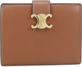 Celine Brown Leather Wallet (Bi-Fold) (Pre-Owned)
