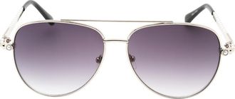 Guess Aquascutum blauw shirt met lange mouwen en gestreept patroon