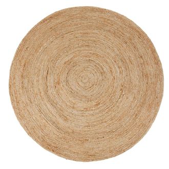 Maisons du monde Alfombra redonda de yute beige D. 200 cm