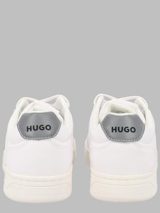 HUGO BOSS Monochromatic Synthetic Sneaker - White