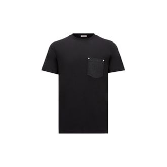 Tシャツ・カットソー MONCLER Men Tops K1 091 9C000 11 M6329 BLUE Moncler Clothing for Men | Shop Now on FARFETCH