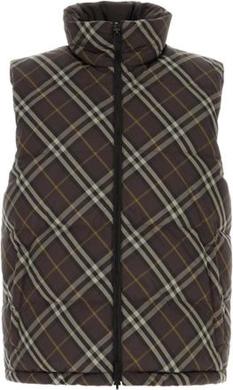Burberry Brown Sleeveless Jacket