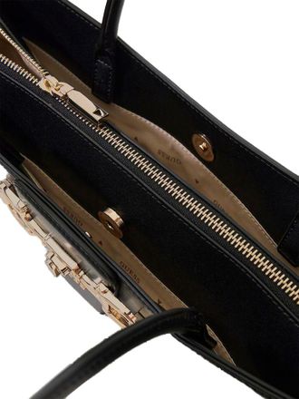 Guess Womens Tote Bag Black Polyurethane - Tote-Bags