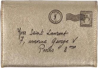 Saint Laurent Pre-owned Wallets, female, Yellow, Size: ONE SIZE Pre-owned Leather Wallet