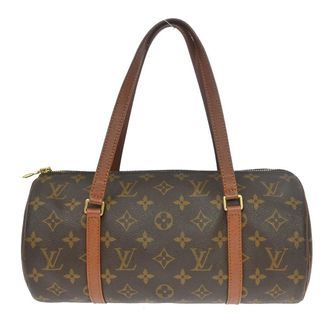 Louis Vuitton Papillon Handbag Monogram Canvas Brown Canvas Handbag (Pre-Owned)