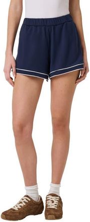 Travis Mathew Cloud Terry Varsity Shorts in Navy Blazer at Nordstrom, Size X-Small