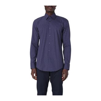 HUGO BOSS Slim Fit Printed Dress Shirt
