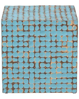 Baxton Studio Janella Bohemian Wood End Table