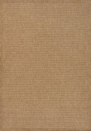 Jonathan Y Designs Maxine Easy Jute Contemporary Border Boho Fine Rib Weave Indoor/Outdoor Area Rug in Natural at Nordstrom, Size 8Ft 0In X 10Ft 0In