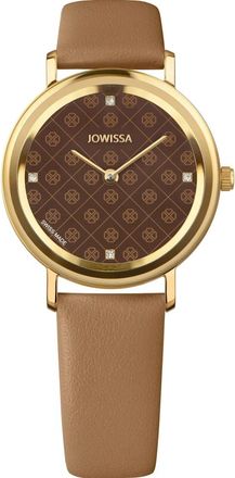 Jowissa Horloges - Dames - Horloges - Bruin - ONE Size - Leer - Accessoires