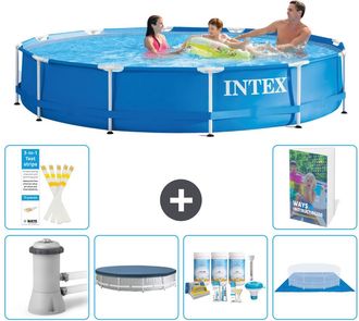 Intex Piscina Con Estructura Redonda - 366x76 Cm - 7-piezas S251