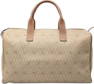 Dior Pre-owned Dior Honeycomb Coated Canvas Boston Bag Unisex XVQ3ZICAAEE4X9O8