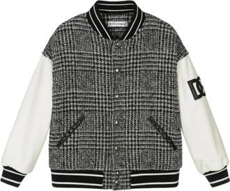 Dolce & Gabbana Bomberjack - Heren - Bomber jackets - Grijs - XL - Wol - Jassen
