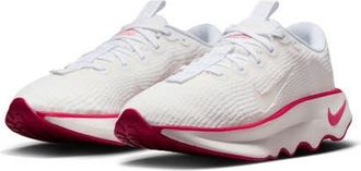 Nike Motiva Walking Shoe in White/Rush Pink at Nordstrom, Size 11.5