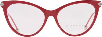 Philipp Plein Demo Cat Eye Ladies Eyeglasses VPP037S 02GH 54