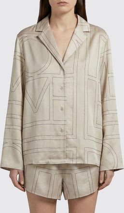Toteme Camicia in seta con stampa logo
