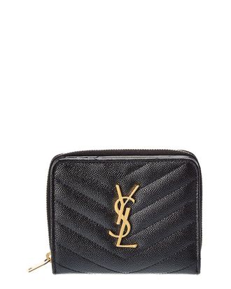 Saint Laurent Monogram Leather Card Case